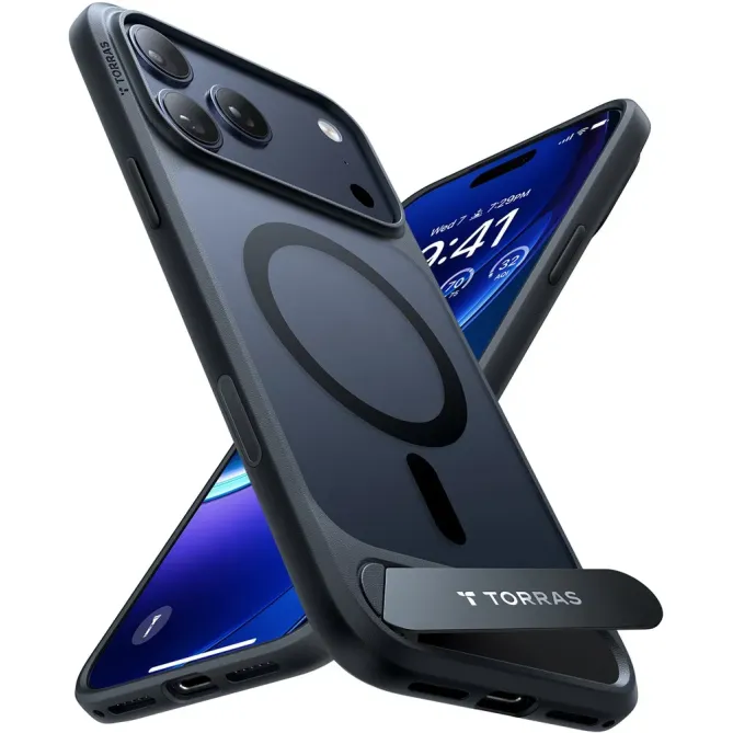 Coque iPhone 17 Pro Max à Support Rétractable | STEALTH-STAND