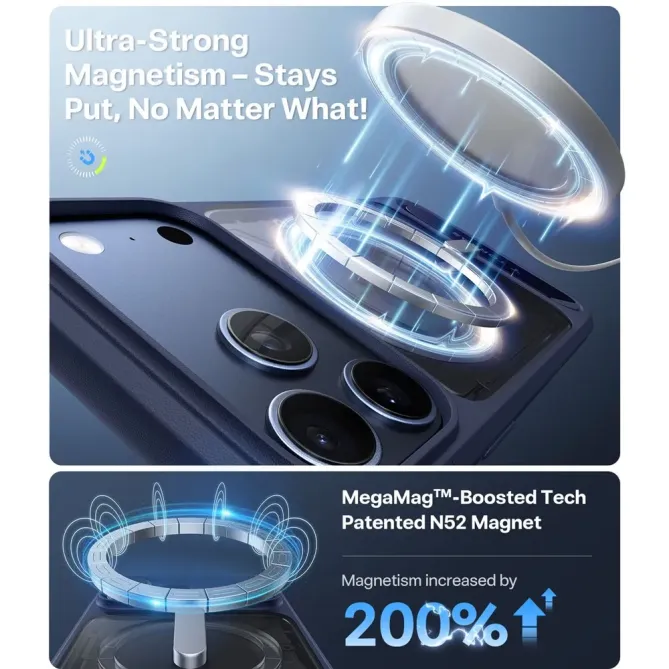 Coque iPhone 17 Pro Max à Support Rétractable | STEALTH-STAND