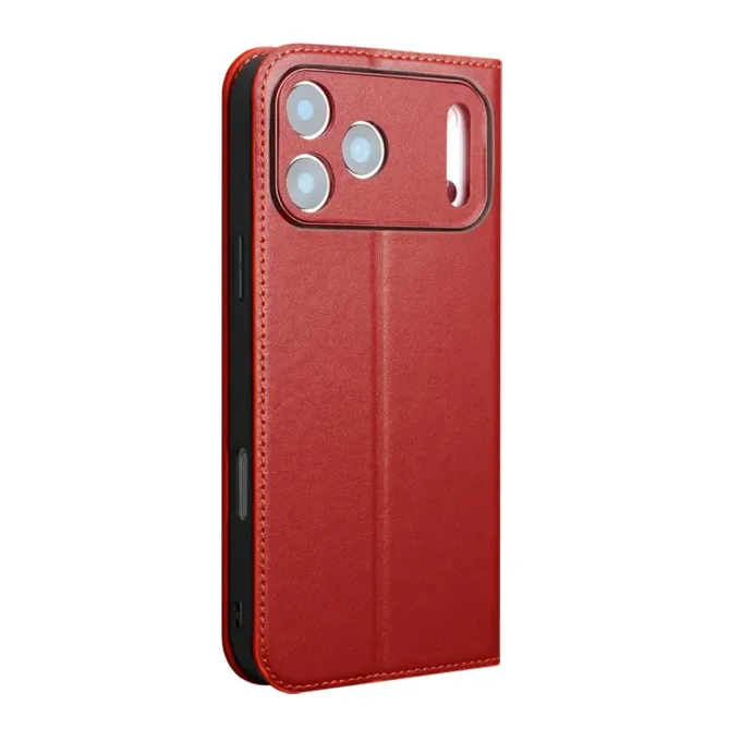 Housse iPhone 17 Pro Max en Cuir Véritable | QIALINO