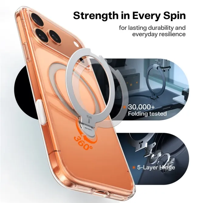 Coque iPhone 17 Pro Max à Anneau Orientable | GYRO-LUX