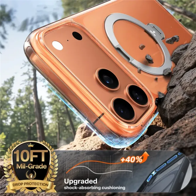 Coque iPhone 17 Pro Max à Anneau Orientable | GYRO-LUX