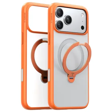 Coque iPhone 17 Pro Max à Anneau Orientable | GYRO-LUX Orange - photo 13