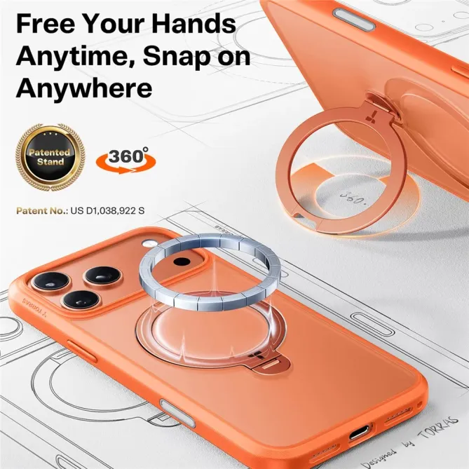 Coque iPhone 17 Pro Max à Anneau Orientable | GYRO-LUX