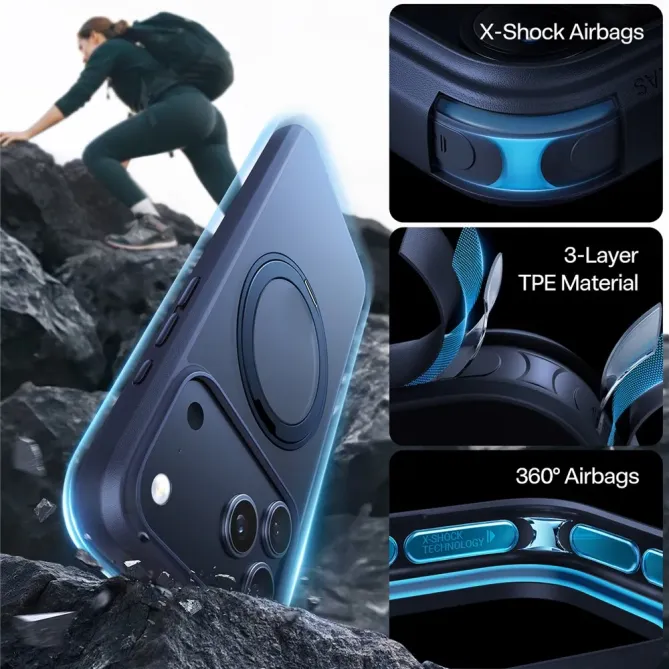 Coque iPhone 17 Pro Max à Support Rotatif Pro | OSTAND PRO