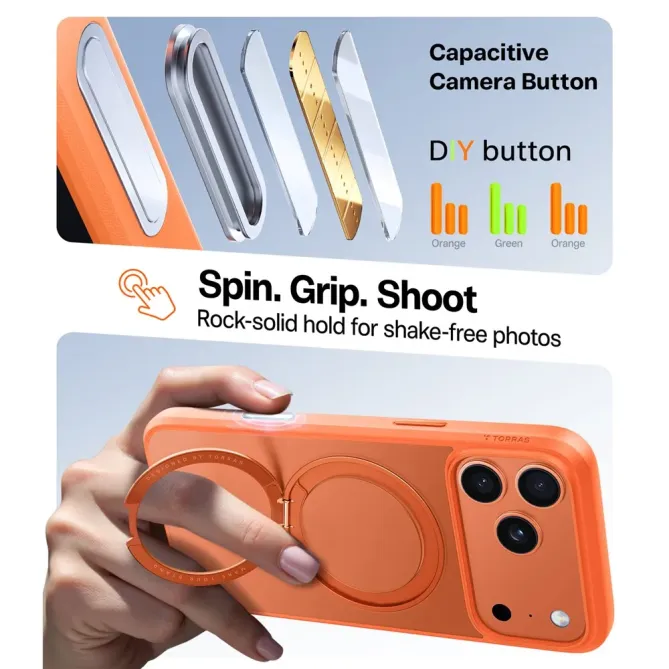 Coque iPhone 17 Pro Max à Support Rotatif Pro | OSTAND PRO
