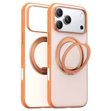 Coque iPhone 17 Pro Max à Support en Acier Orange - photo 17