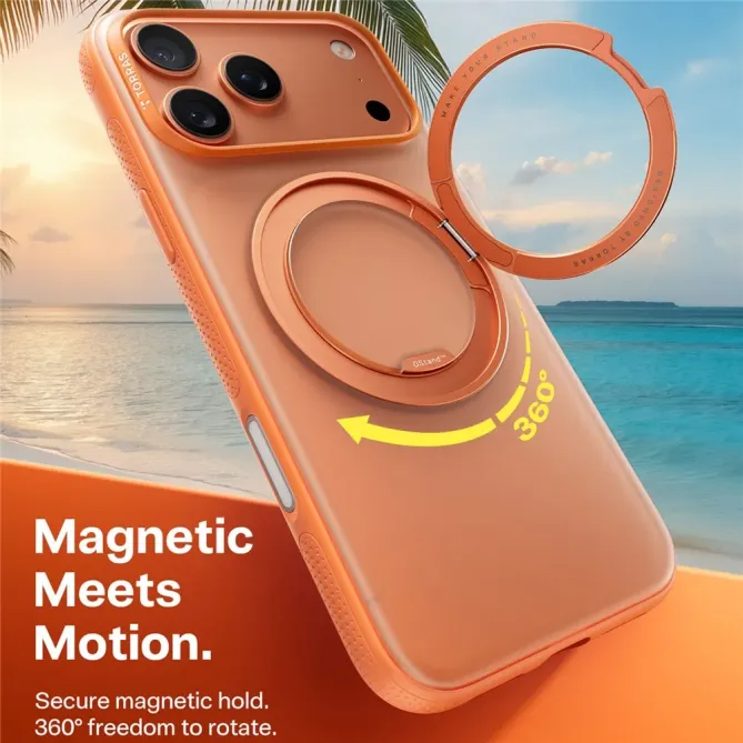 Coque iPhone 17 Pro Max à Support en Acier