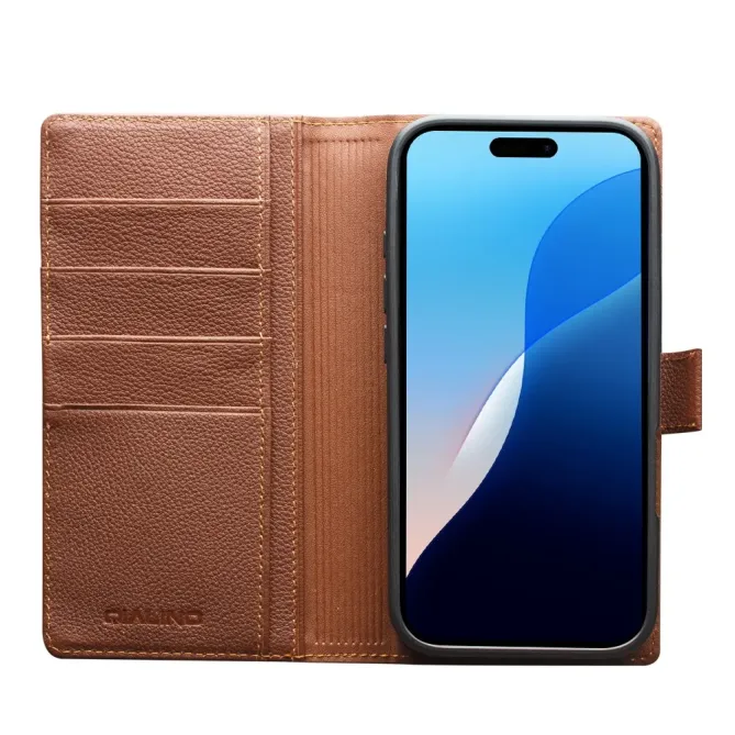 Housse iPhone Air 2-en-1 Détachable en Cuir | QIALINO