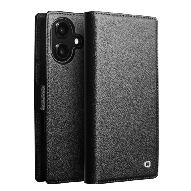 Housse iPhone 17 2-en-1 Détachable en Cuir | QIALINO