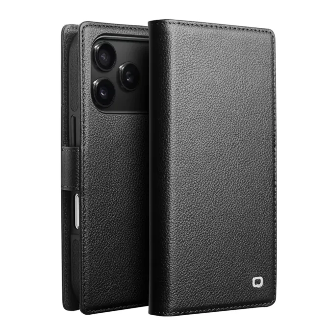 Housse iPhone 17 Pro Max 2-en-1 Détachable en Cuir | QIALINO