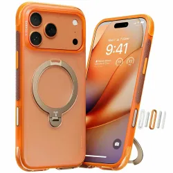 Coque iPhone 17 Pro Max à Anneau Magnétique Surpuissant | Q3 AIR