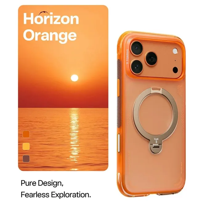 Coque iPhone 17 Pro Max à Anneau Magnétique Surpuissant | Q3 AIR