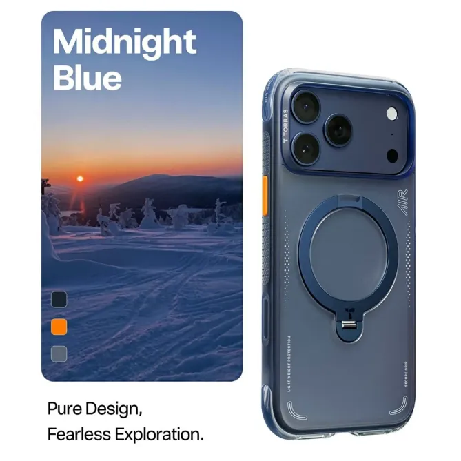 Coque iPhone 17 Pro Max à Anneau Magnétique Surpuissant | Q3 AIR
