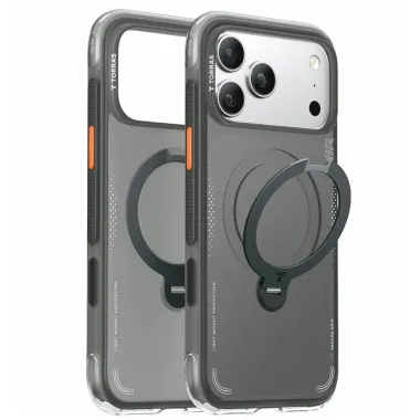 Coque iPhone 17 Pro à Anneau Magnétique Surpuissant | Q3 AIR Noir - photo 9