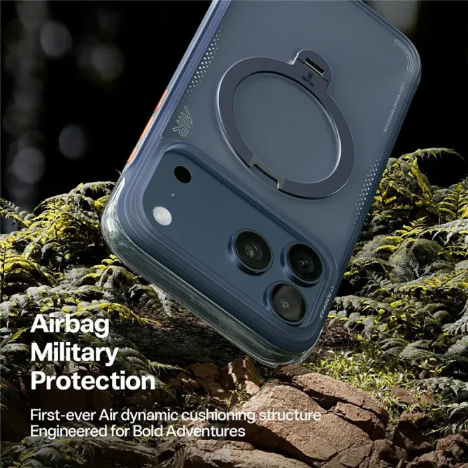 Coque iPhone 17 Pro Max à Anneau Magnétique Surpuissant | Q3 AIR