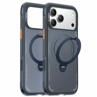 Coque iPhone 17 Pro à Anneau Magnétique Surpuissant | Q3 AIR Bleu marine - photo 17