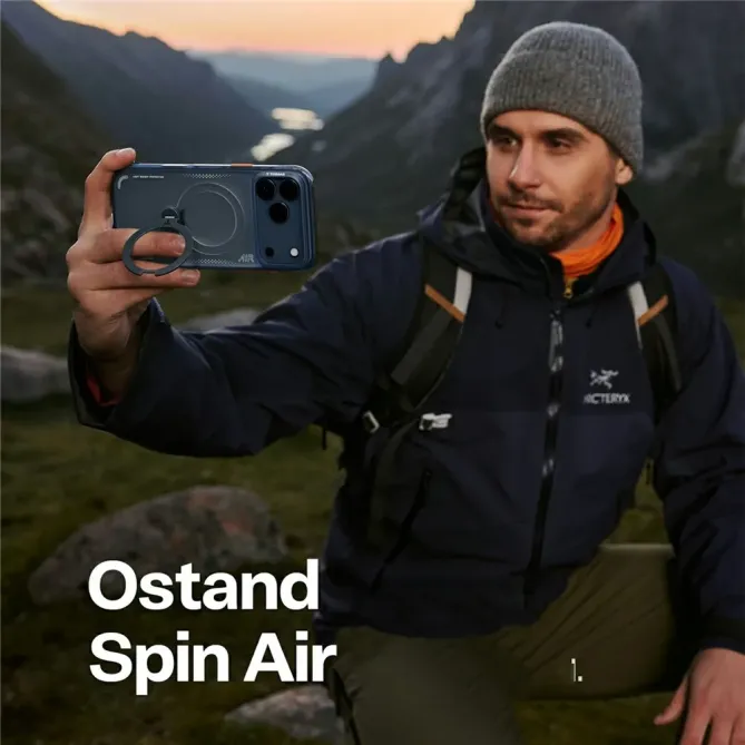 Coque iPhone 17 Pro à Anneau Magnétique Surpuissant | Q3 AIR