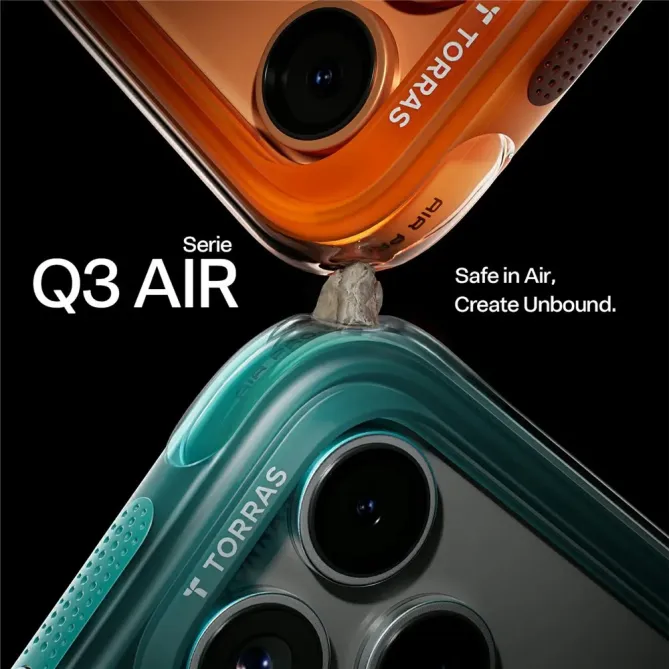 Coque iPhone 17 Pro à Anneau Magnétique Surpuissant | Q3 AIR