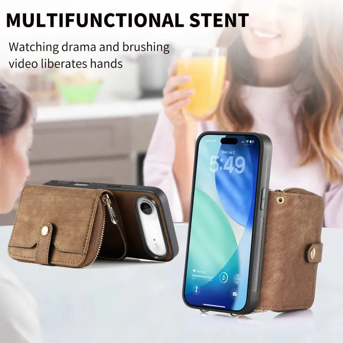 Coque iPhone Air Portefeuille à Cordon