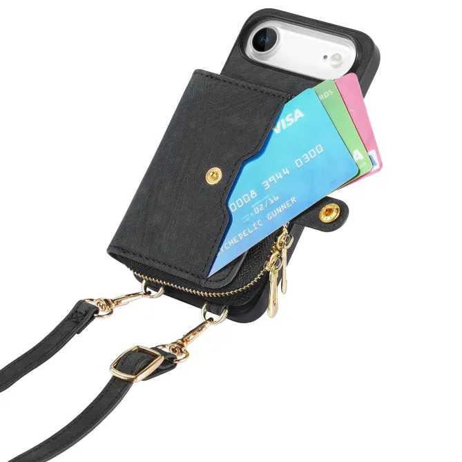 Coque iPhone Air Portefeuille à Cordon