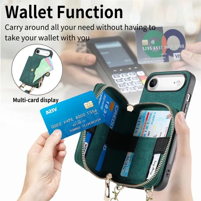 Coque iPhone Air Portefeuille à Cordon