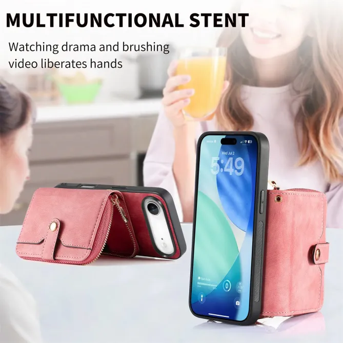 Coque iPhone Air Portefeuille à Cordon