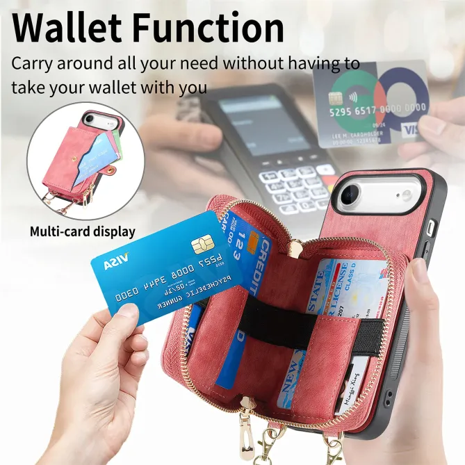 Coque iPhone Air Portefeuille à Cordon