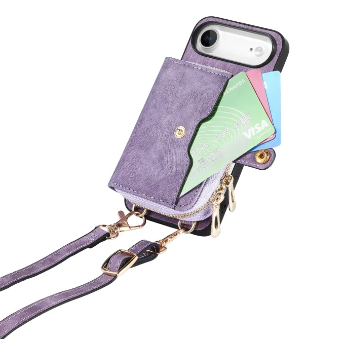 Coque iPhone Air Portefeuille à Cordon