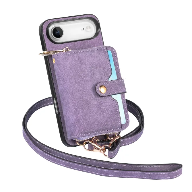 Coque iPhone Air Portefeuille à Cordon