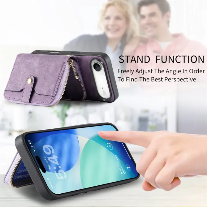 Coque iPhone Air Portefeuille à Cordon