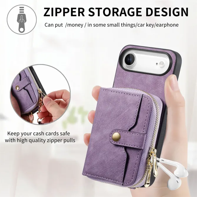 Coque iPhone Air Portefeuille à Cordon