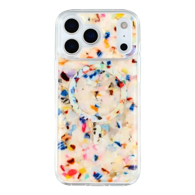 Coque iPhone 17 Pro Max à Éclats de Nacre MagSafe | NACREO