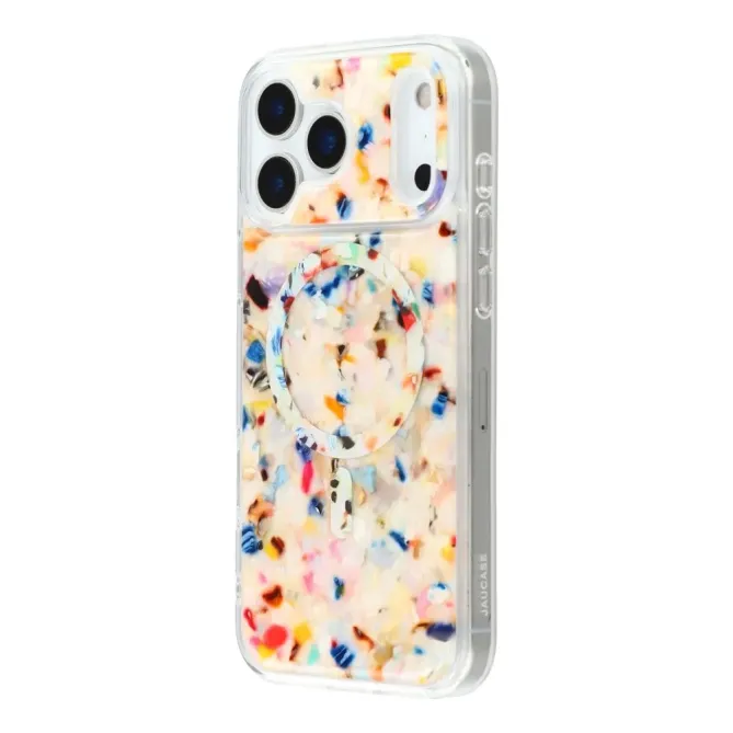Coque iPhone 17 Pro Max à Éclats de Nacre MagSafe | NACREO