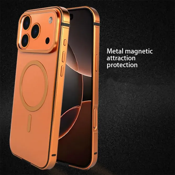Coque iPhone 17 Pro Max à Cadre Métallique MagSafe