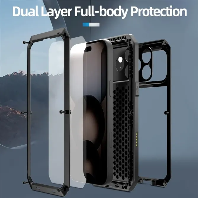 Coque iPhone 17 Pro Max Intégrale en Métal