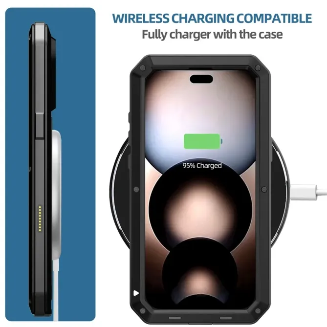 Coque iPhone 17 Pro Max Intégrale en Métal