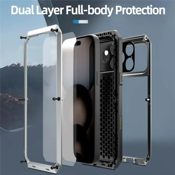 Coque iPhone 17 Pro Max Intégrale en Métal