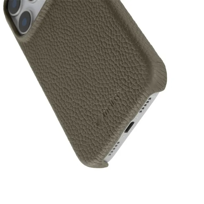 Coque iPhone 17 Pro Max en Cuir Grainé MagSafe
