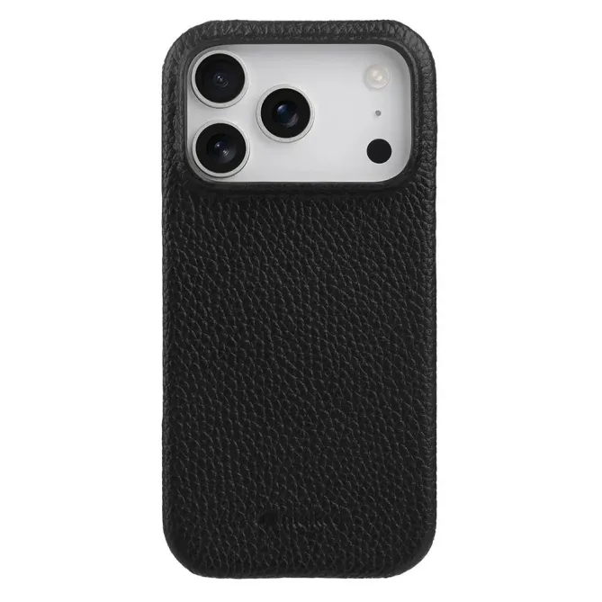 Coque iPhone 17 Pro Max en Cuir Grainé MagSafe