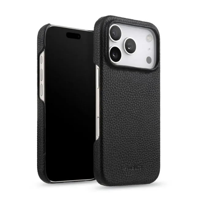 Coque iPhone 17 Pro Max en Cuir Grainé MagSafe