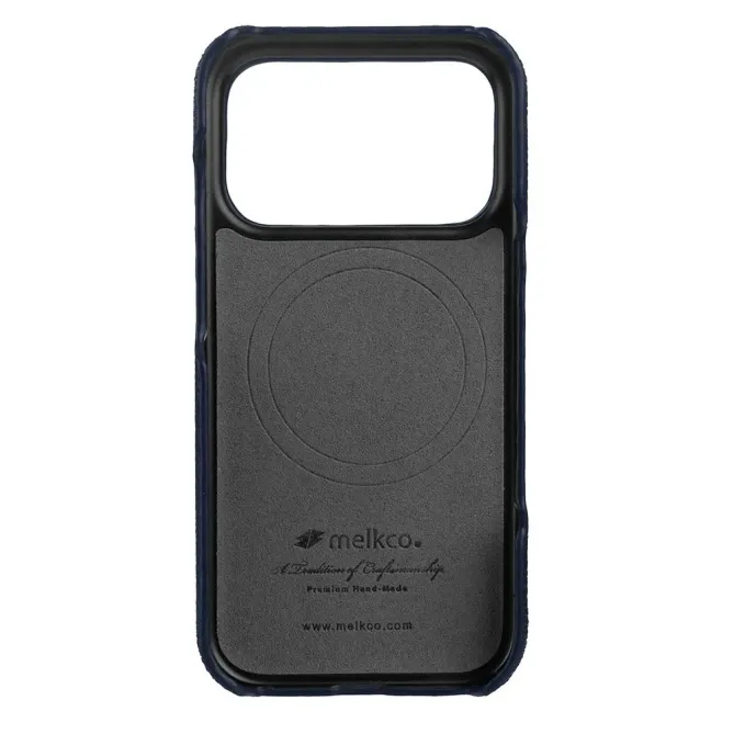 Coque iPhone 17 Pro Max en Cuir Grainé MagSafe