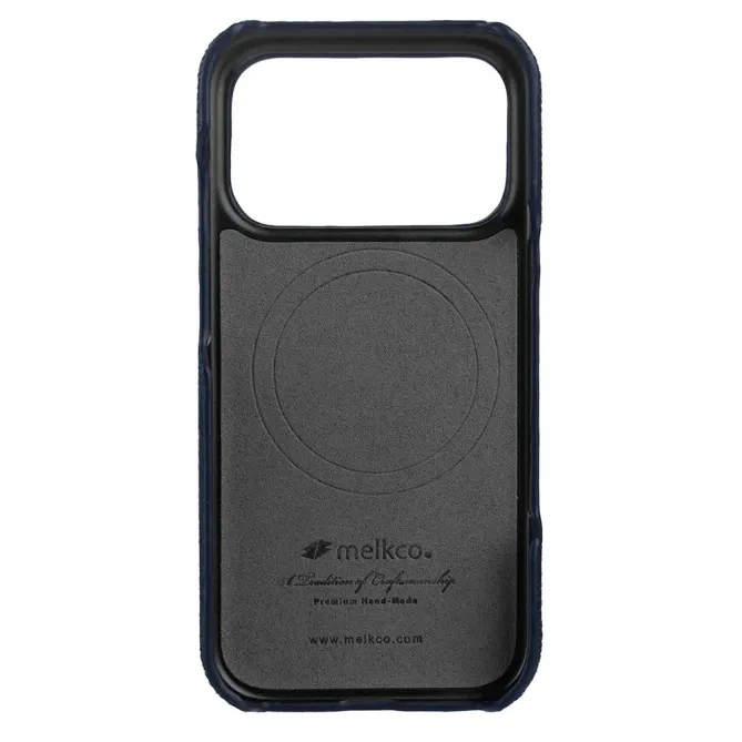 Coque iPhone 17 Pro Max en Cuir Grainé MagSafe