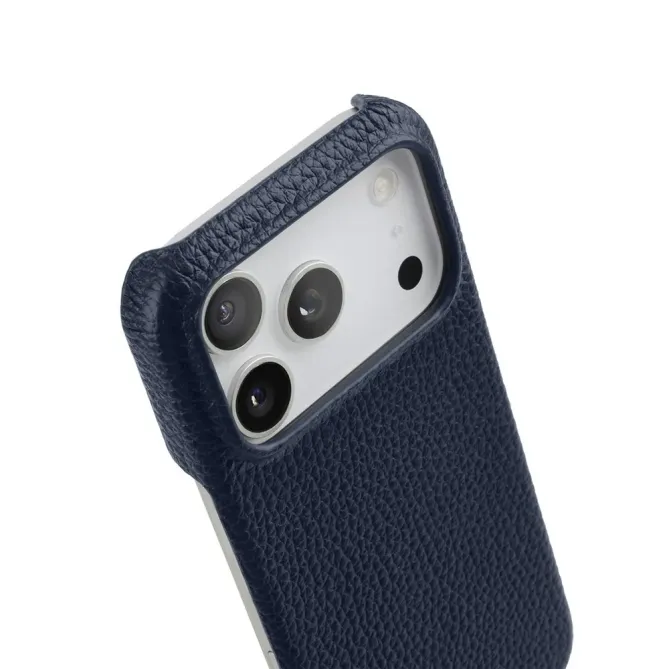 Coque iPhone 17 Pro Max en Cuir Grainé MagSafe