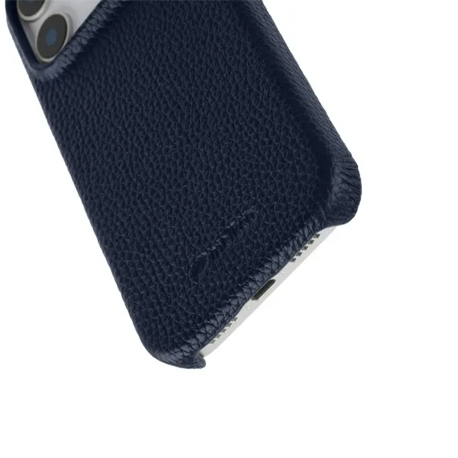 Coque iPhone 17 Pro Max en Cuir Grainé MagSafe