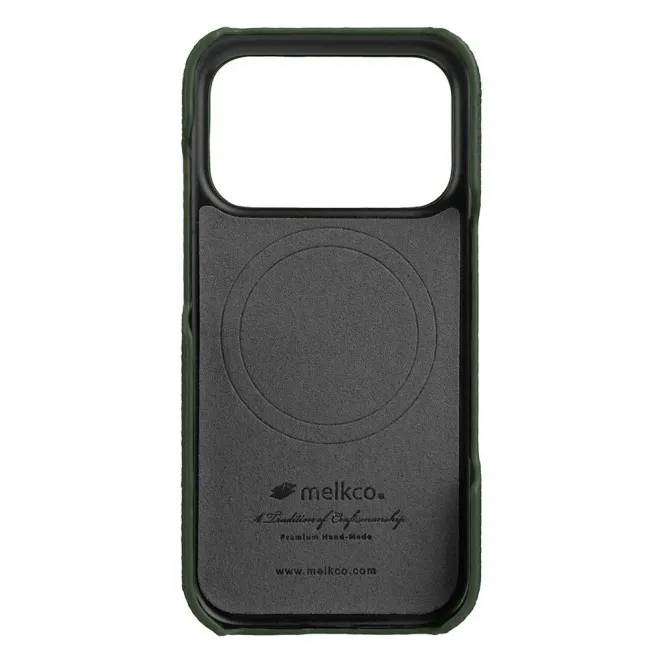 Coque iPhone 17 Pro Max en Cuir Grainé MagSafe