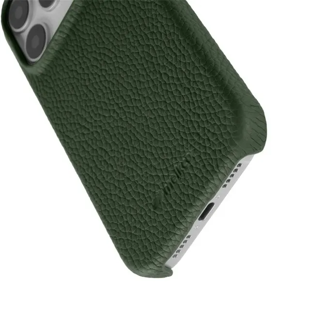 Coque iPhone 17 Pro Max en Cuir Grainé MagSafe