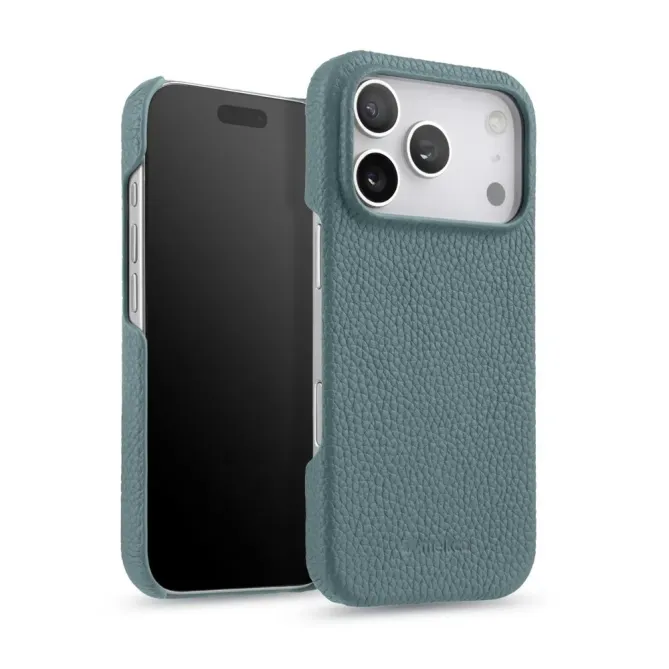 Coque iPhone 17 Pro Max en Cuir Grainé MagSafe
