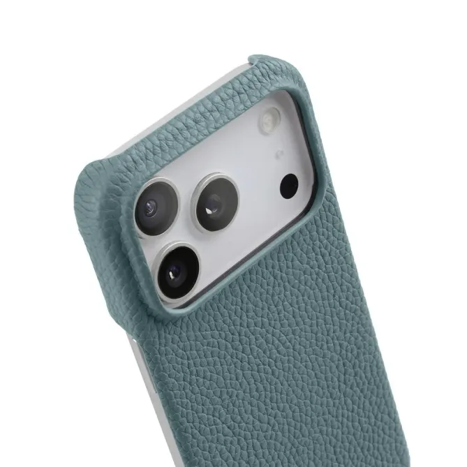 Coque iPhone 17 Pro Max en Cuir Grainé MagSafe