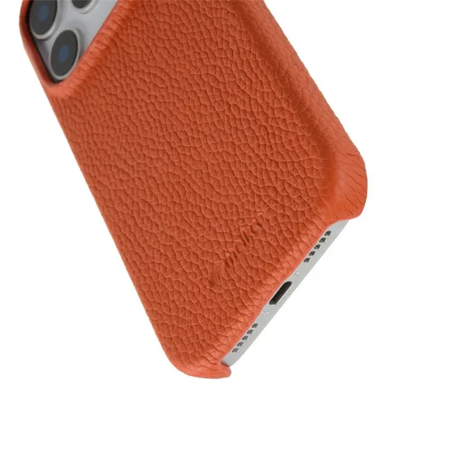 Coque iPhone 17 Pro Max en Cuir Grainé MagSafe