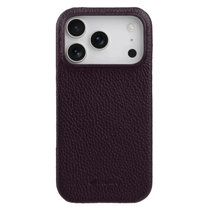 Coque iPhone 17 Pro Max en Cuir Grainé MagSafe